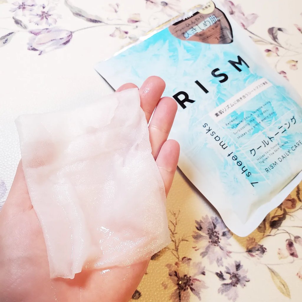 リズム　デイリーケアマスク　クールトーニング/RISM/シートマスク・パックを使ったクチコミ（2枚目）