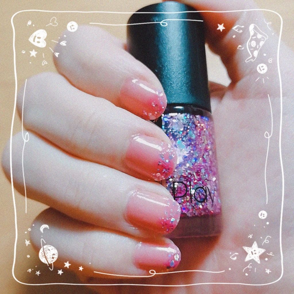 ジェルボリュームトップコート/キャンメイク/ネイルトップコートを使ったクチコミ（1枚目）