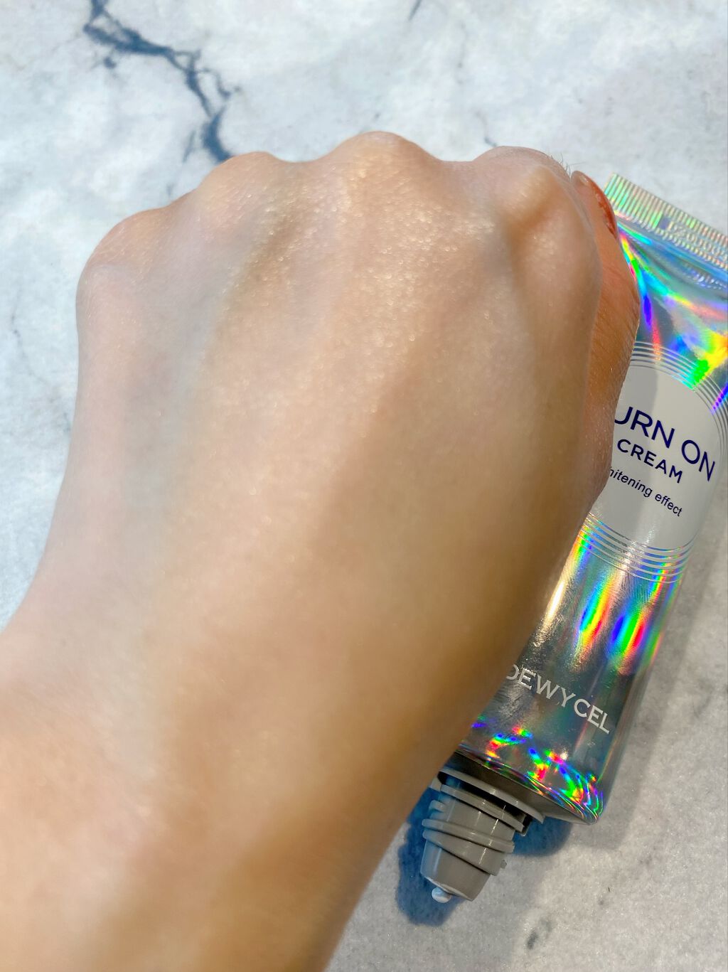 デュイセル ターンオンクリーム/DEWYCEL/フェイスクリームを使ったクチコミ（3枚目）