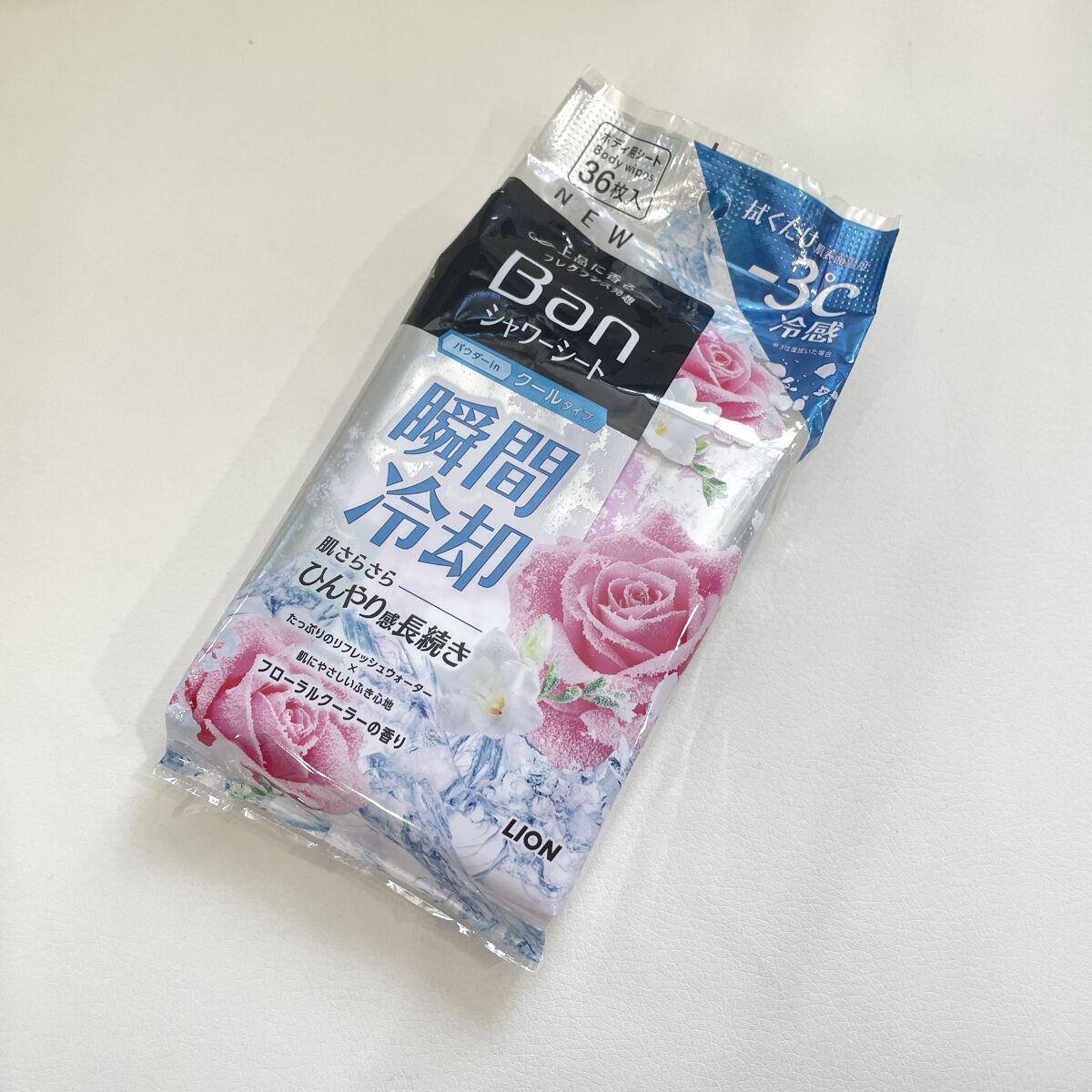 爽感さっぱりシャワーシート クールタイプ/Ban/ボディシートを使ったクチコミ（1枚目）