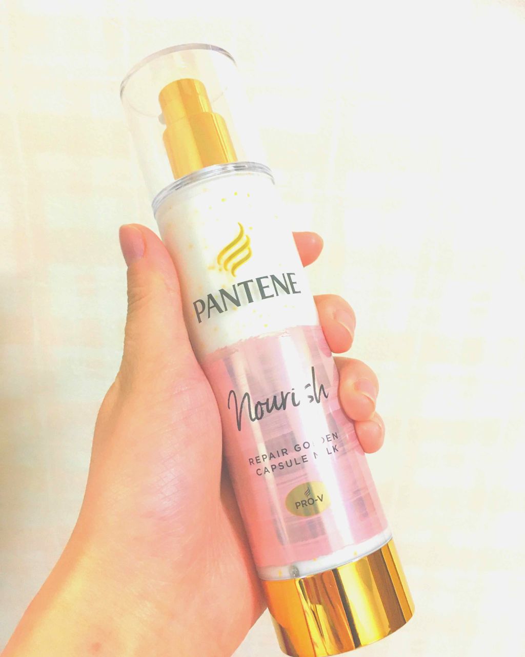 リペアー ゴールデン カプセル ミルク/パンテーン/ヘアミルクを使ったクチコミ（1枚目）