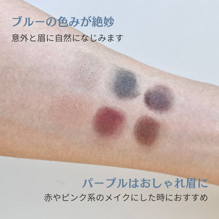 ヴィセ リシェ アイブロウパウダー/Visée/パウダーアイブロウを使ったクチコミ(3枚目)