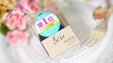 &be ブラックスポンジ/&be/パフ・スポンジを使ったクチコミ(2枚目)