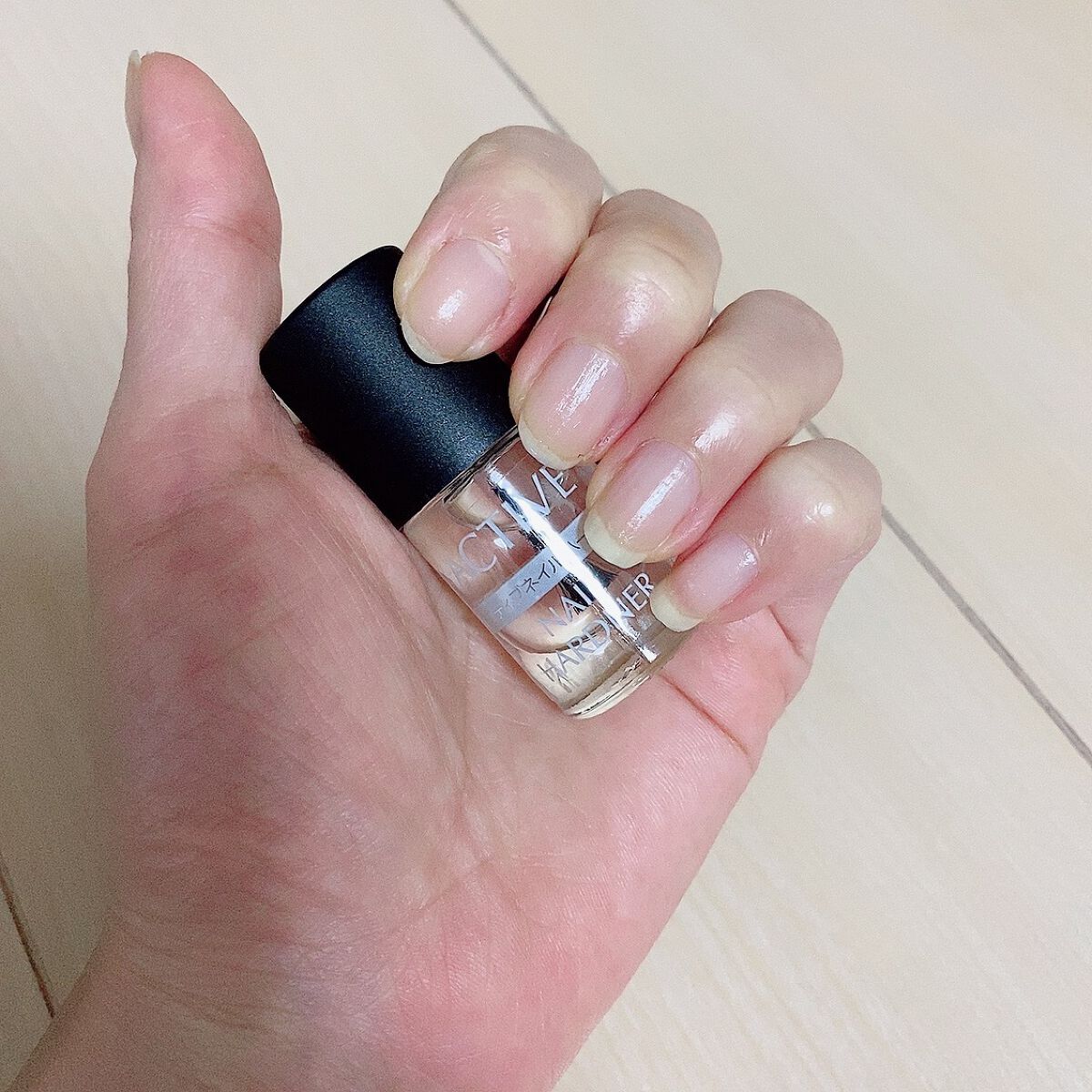 アクティブネイルハードナー/Rooro/ネイルベースコートを使ったクチコミ（2枚目）