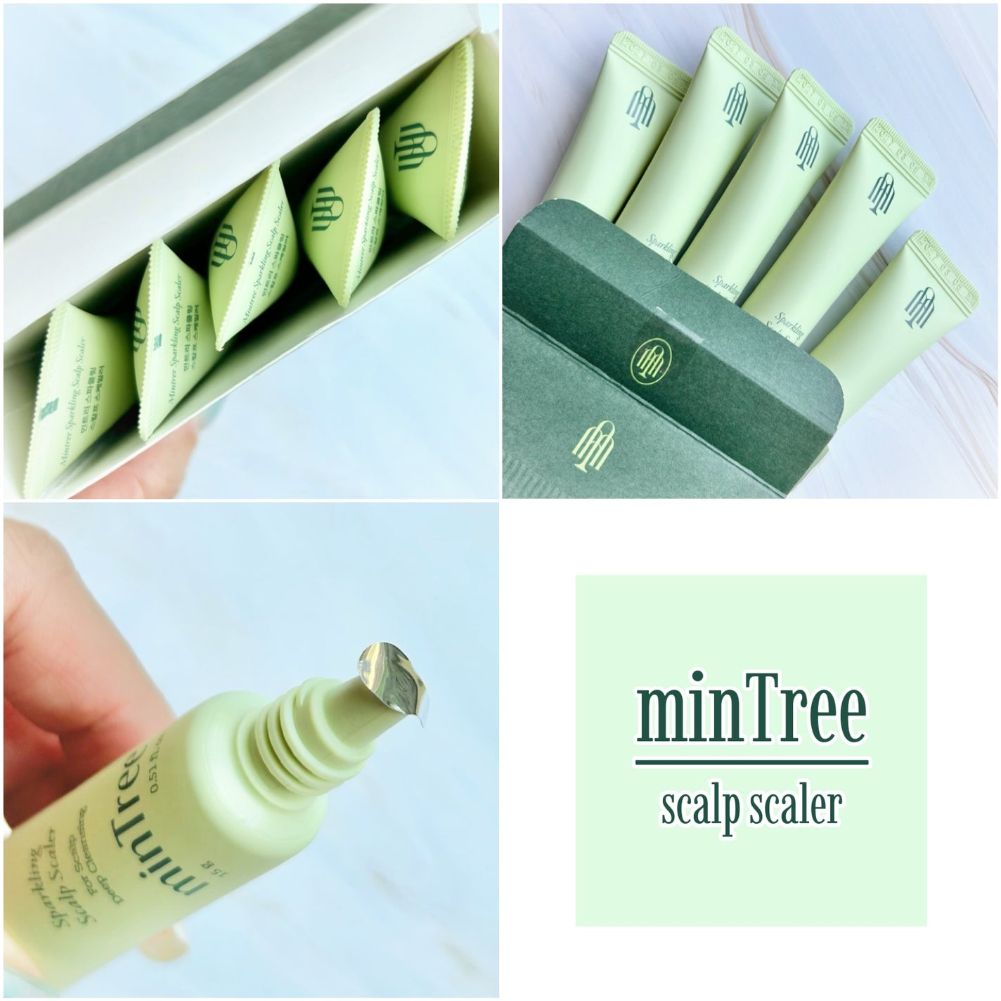 スパークリングスカルプスケーラー/ミンツリー/頭皮ケアを使ったクチコミ(2枚目)