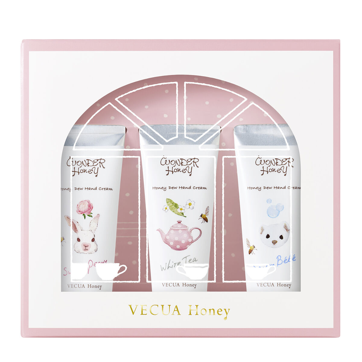 VECUA Honey ワンダーハニー はちみつの森のハンドクリームギフト スウィートトリオ