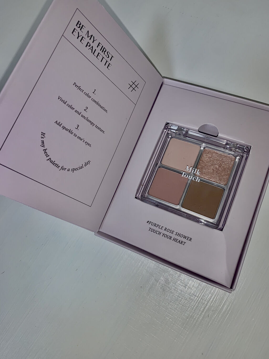 ビーマイファーストアイパレット/Milk Touch/アイシャドウパレットを使ったクチコミ（1枚目）