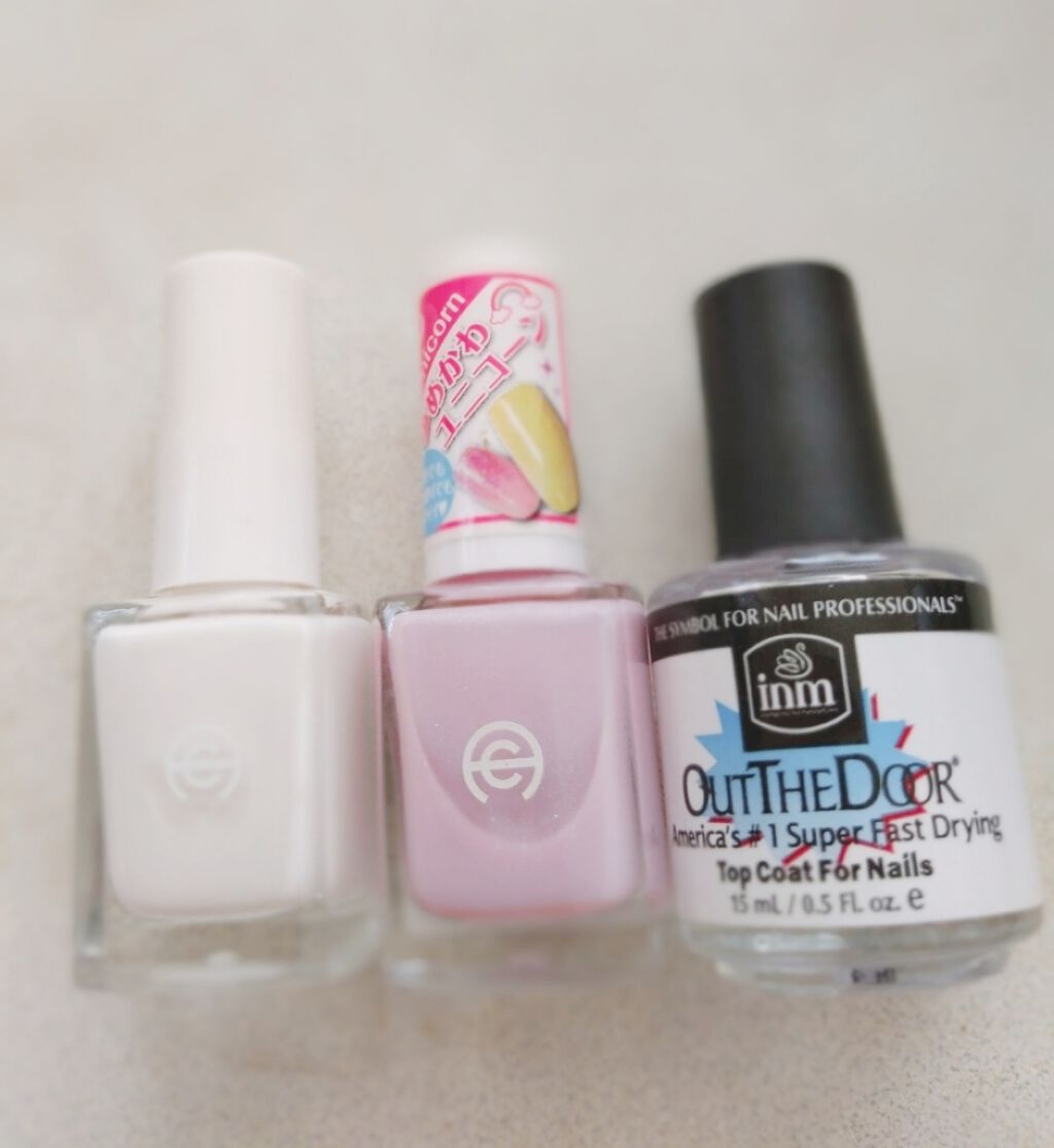 AC クイックドライベース＆ハードナー/AC MAKEUP/ネイルベースコートを使ったクチコミ（1枚目）