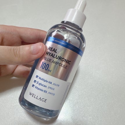 リアルヒアルロニックブルーアンプル 100/Wellage/美容液を使ったクチコミ(2枚目)