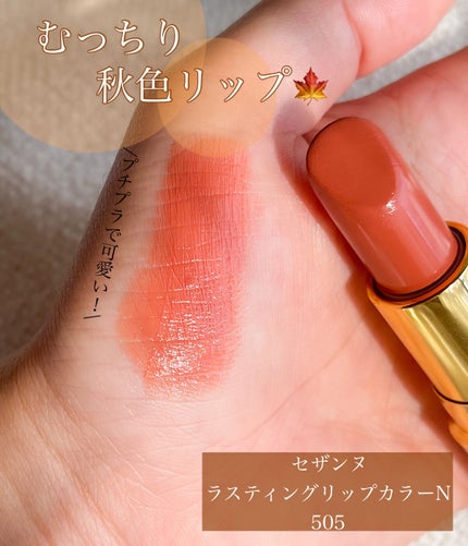 ラスティング リップカラーN/CEZANNE/口紅を使ったクチコミ(1枚目)