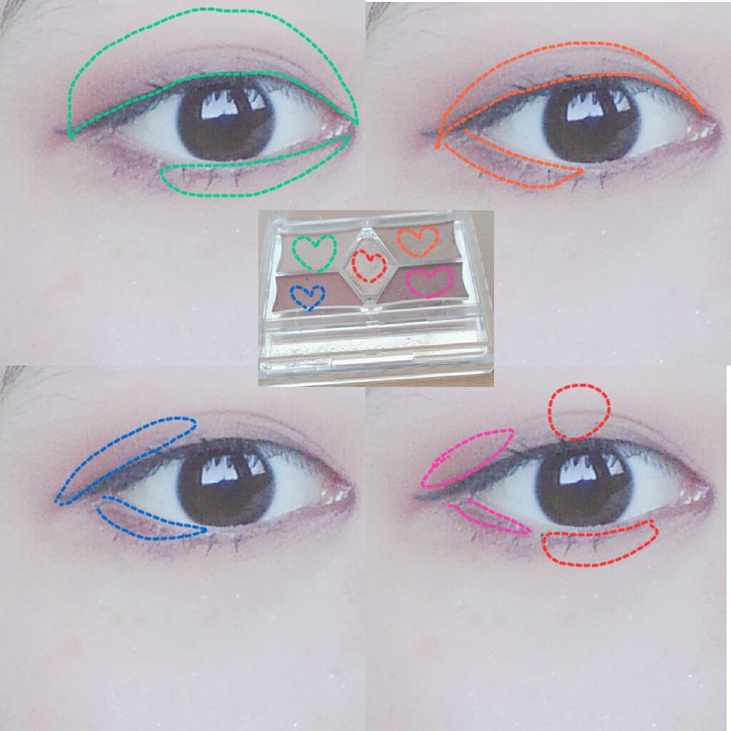 【旧品】パーフェクトスタイリストアイズ/キャンメイク/アイシャドウパレットを使ったクチコミ(3枚目)