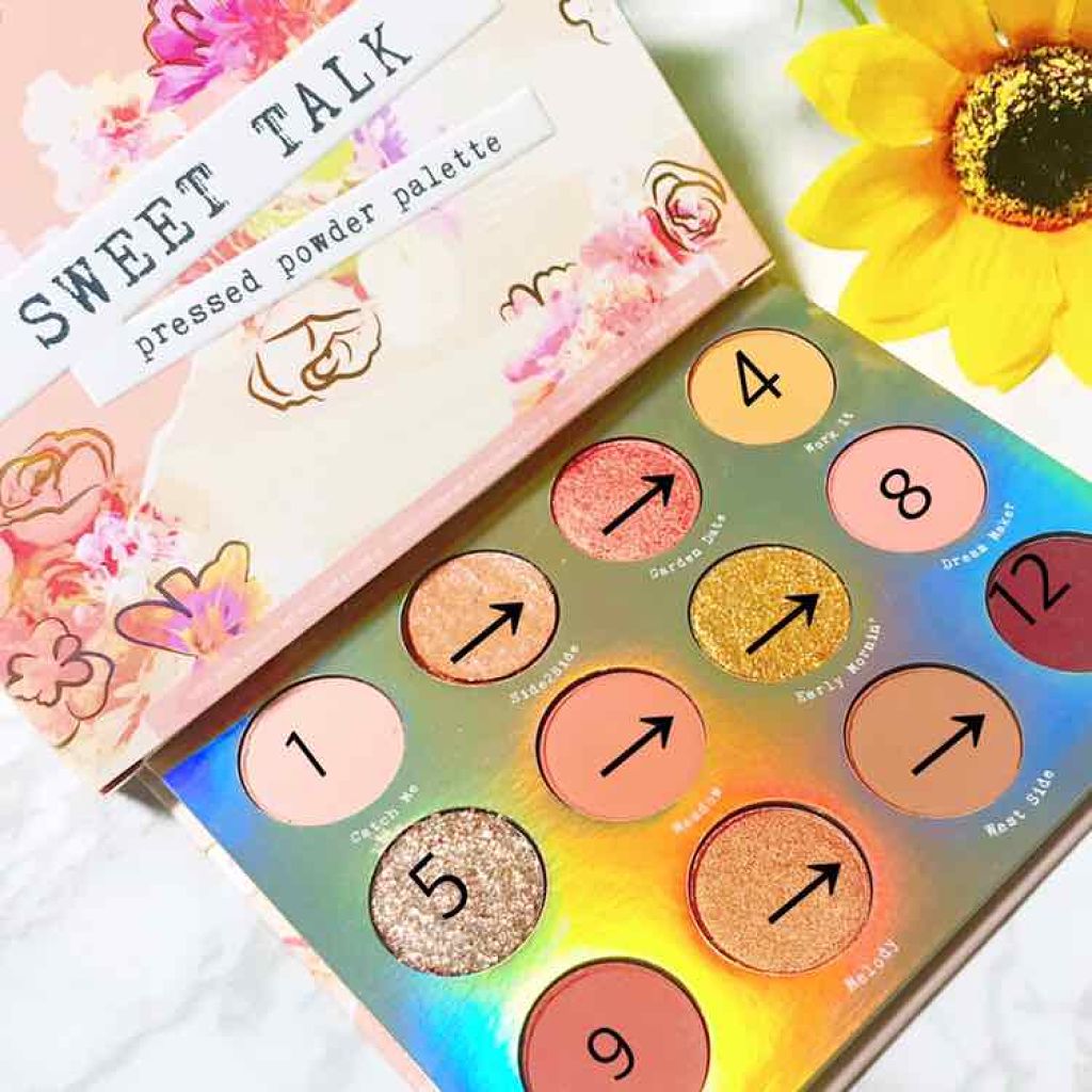 Eye Palette-Sweet Talk/ColourPop/アイシャドウパレットを使ったクチコミ(2枚目)