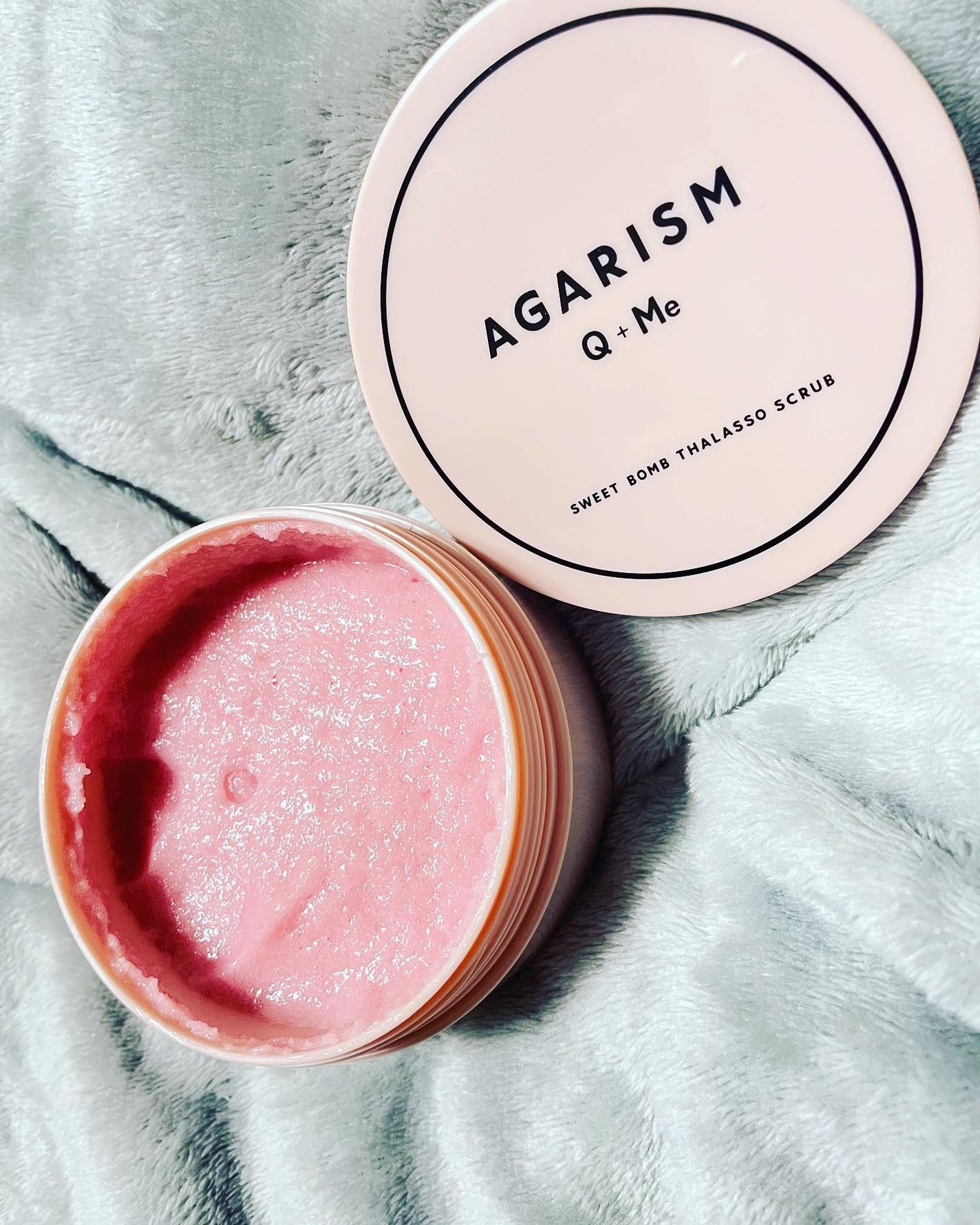 Q+Me スウィート ボム タラソ スクラブ/AGARISM/バスト・ヒップケアを使ったクチコミ(1枚目)