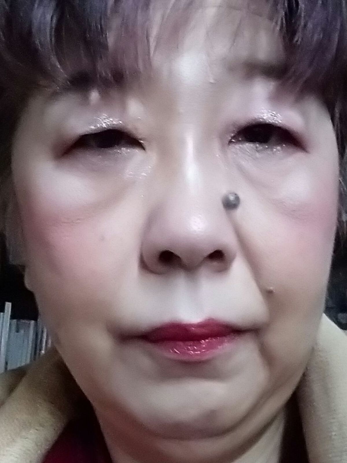 シングルカラーチーク 03 ストロベリーピンク/aZTK/パウダーチークを使ったクチコミ（3枚目）