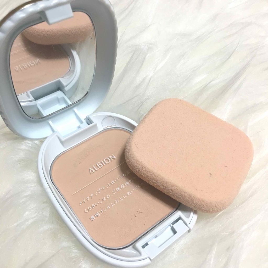 アルビオン スノー ホワイト シフォン/ALBION/パウダーファンデーションを使ったクチコミ（1枚目）