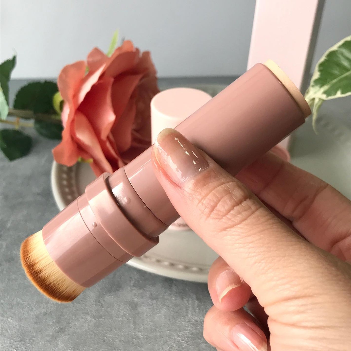 ヴィーガンナチュラルカバースティックファンデーション/DERMASHARE/その他ファンデーションを使ったクチコミ(6枚目)