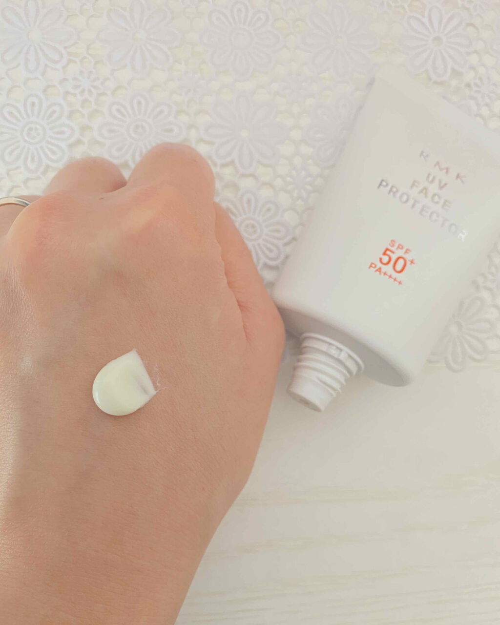UVフェイスプロテクター50/RMK/日焼け止めクリームを使ったクチコミ（2枚目）