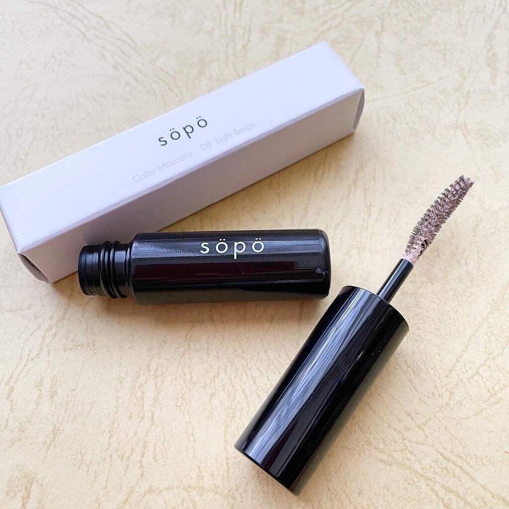 カラーマスカラ/sopo/マスカラを使ったクチコミ(1枚目)