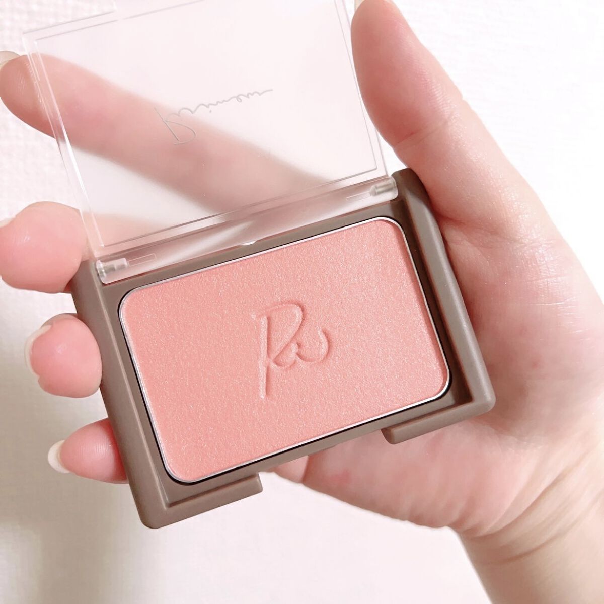 ヴェールグロウチーク 03 シェルピンク/Ririmew/パウダーチークを使ったクチコミ（1枚目）