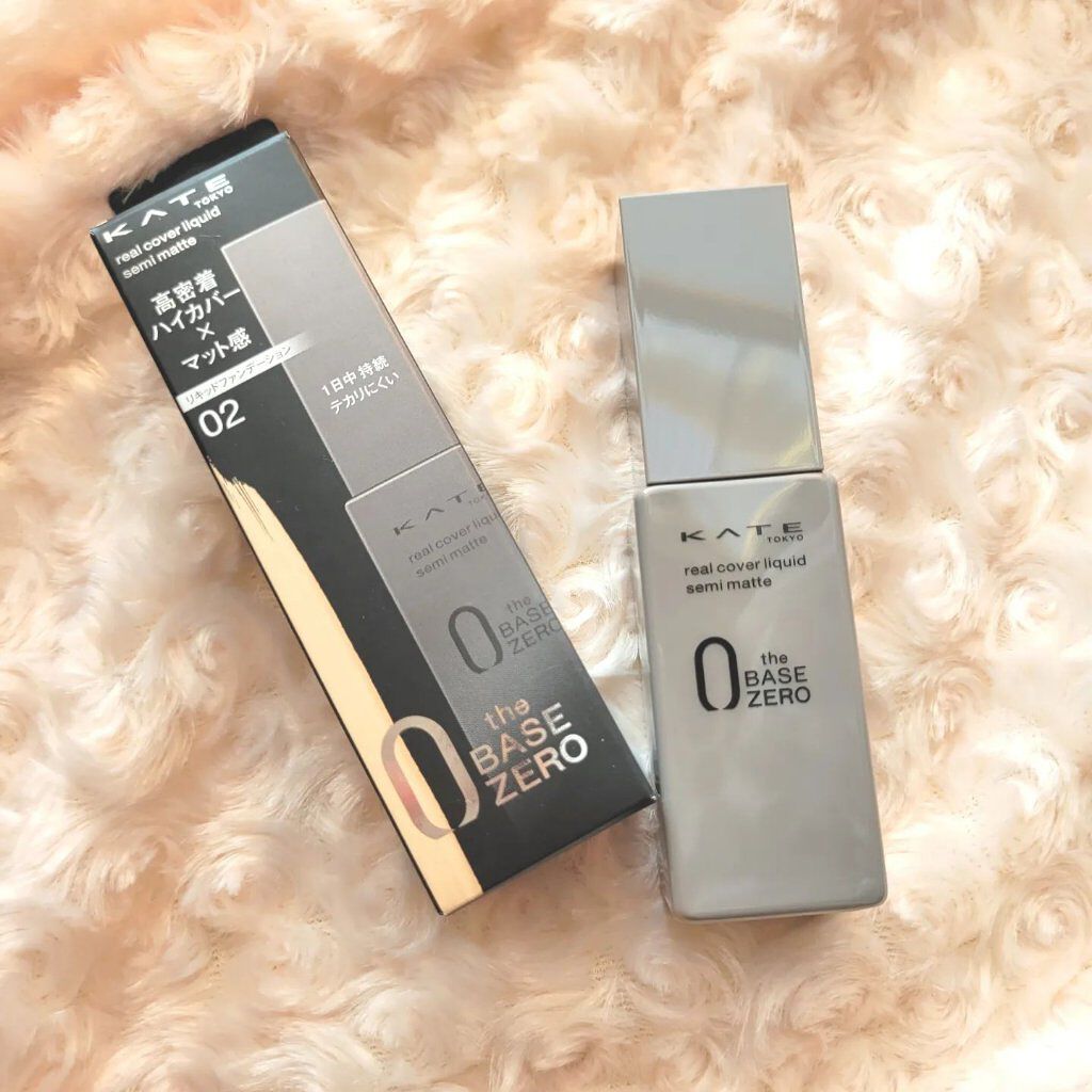 リアルカバーリキッド（セミマット）/KATE/リキッドファンデーションを使ったクチコミ（2枚目）