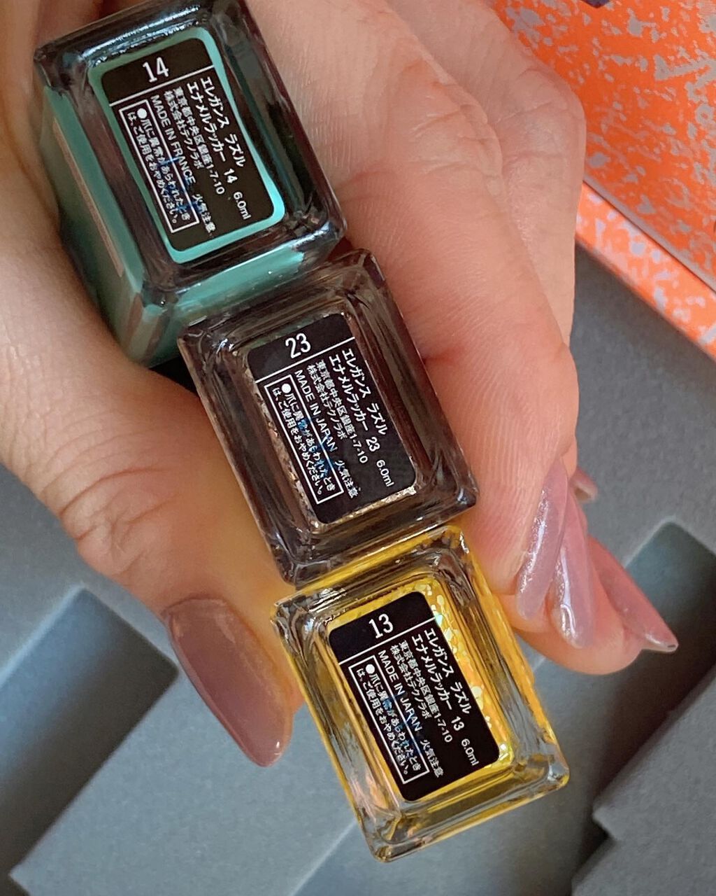 エレガンス ラズル エナメルラッカー/エレガンス ラズル /マニキュアを使ったクチコミ(9枚目)