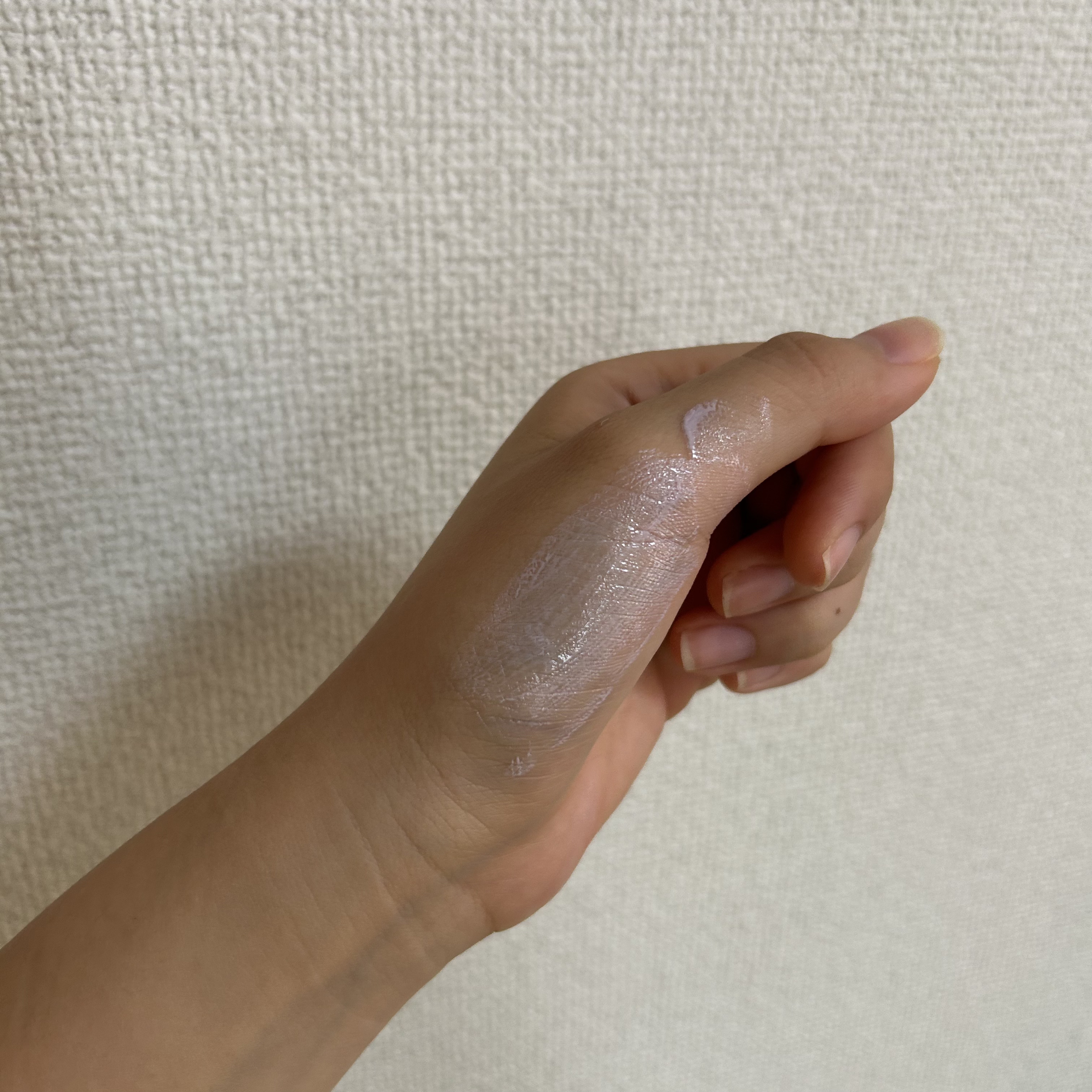 マーメイドスキンジェルUV C03 ピュアパープル/キャンメイク/日焼け止めジェルを使ったクチコミ（3枚目）