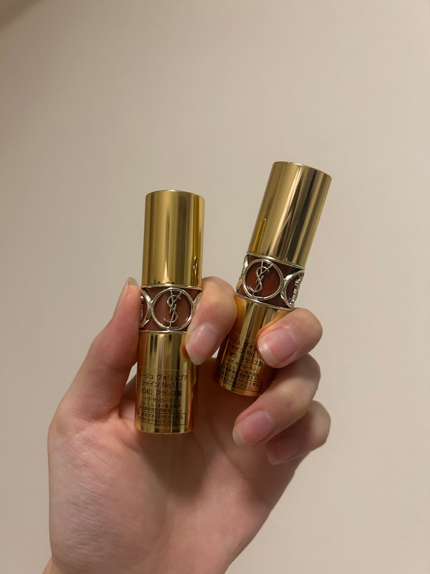 ルージュ ヴォリュプテ シャイン/YVES SAINT LAURENT BEAUTE/口紅を使ったクチコミ(1枚目)