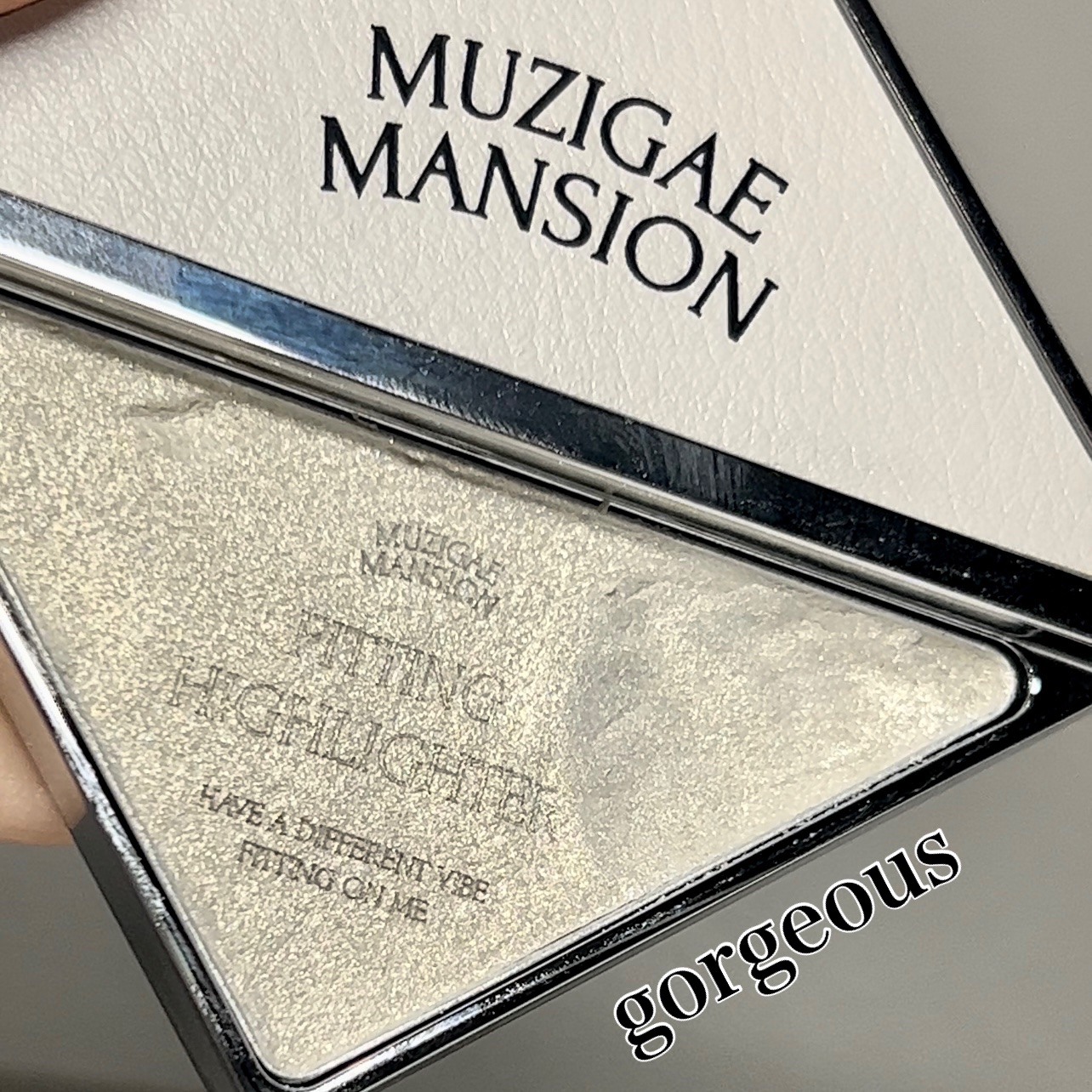 フィッティングハイライター/MUZIGAE MANSION/パウダーハイライトを使ったクチコミ（3枚目）