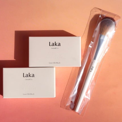 MIHO@アイメイクの人 on LIPS 「.Lakaの新作チーク♡『LOVESilkBlush』やっと届..」(5枚目)