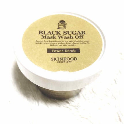 ブラックシュガーマスク ウォッシュオフ/SKINFOOD/洗い流すパック・マスクを使ったクチコミ(1枚目)