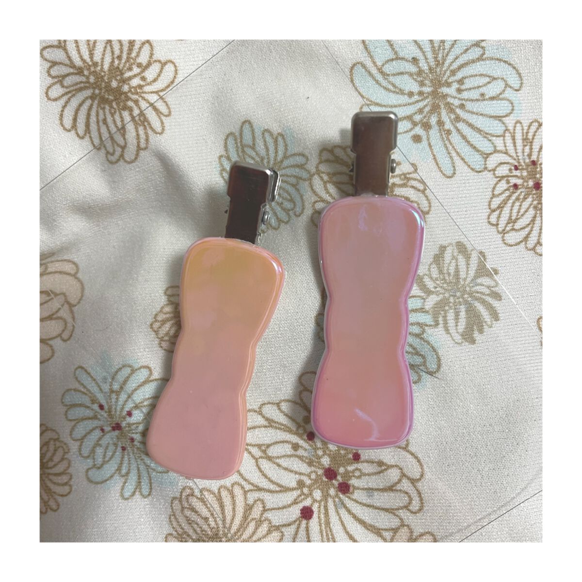 前髪クリップ/3COINS/ヘアアクセサリーを使ったクチコミ（2枚目）