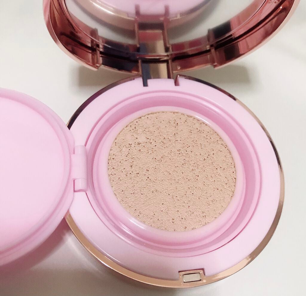 ピンクティーツリーカバークッション/APLIN/クッションファンデーションを使ったクチコミ(5枚目)