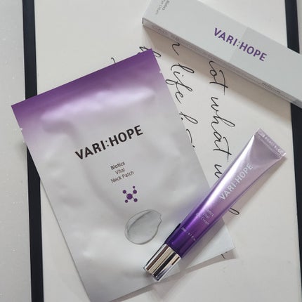 バイオティクスバイタルネックパッチ/VARI:HOPE/ネック・デコルテケアを使ったクチコミ(1枚目)