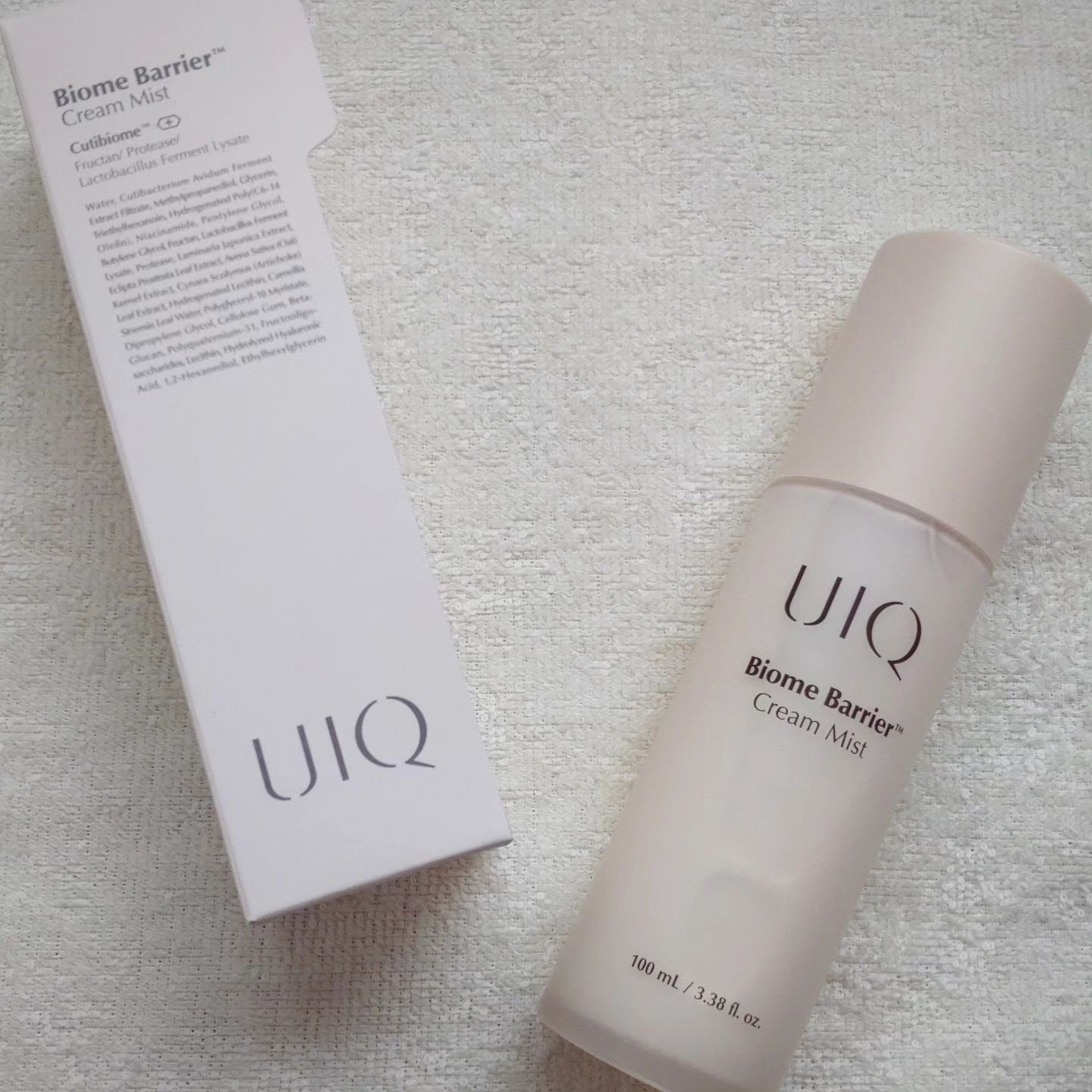 バイオームバリア クリームミスト/UIQ/ミスト状化粧水を使ったクチコミ（1枚目）