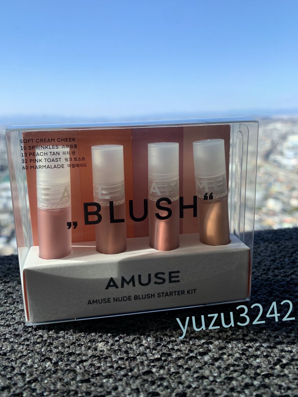 ミニブラッシュキット/AMUSE/リキッドチークを使ったクチコミ（1枚目）