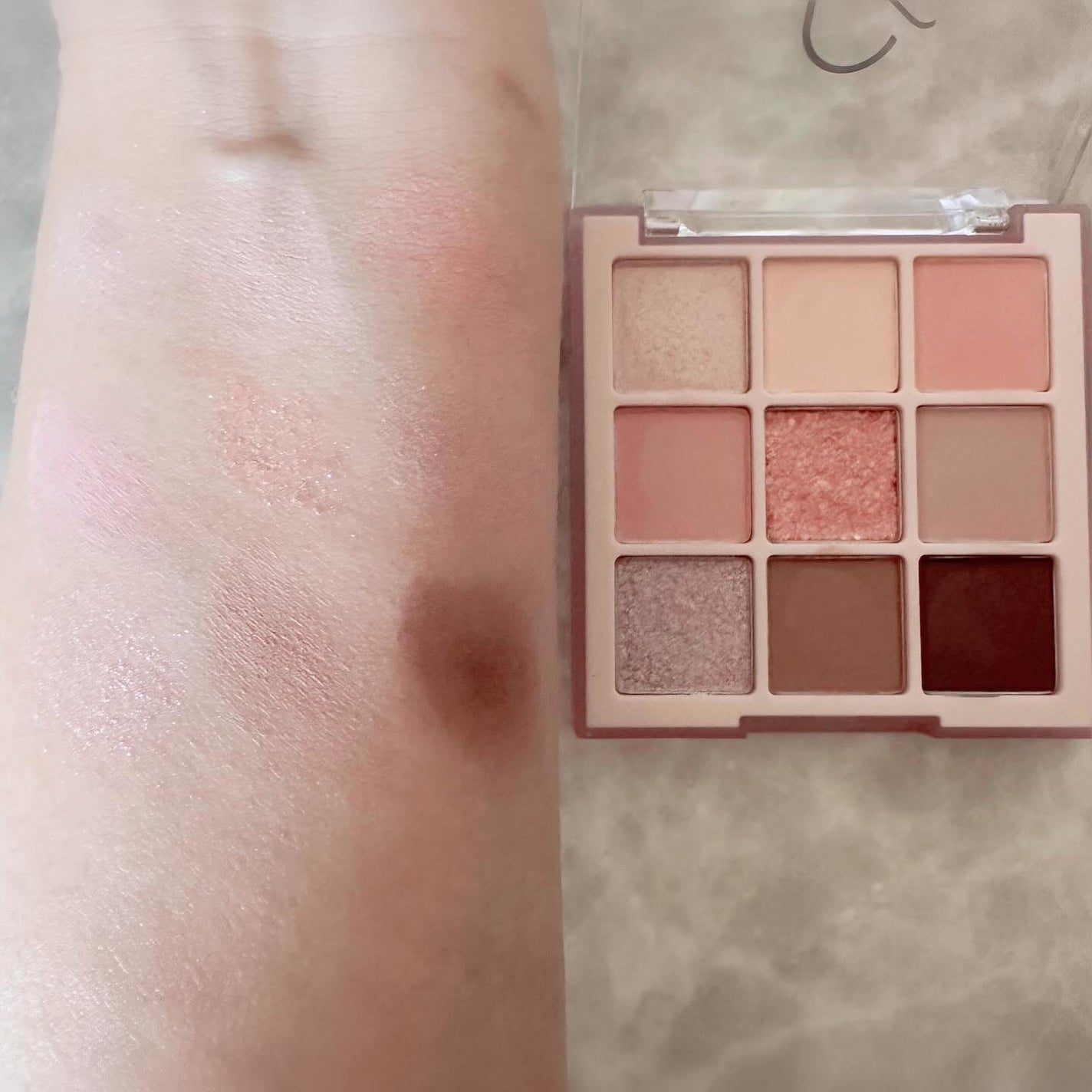 ムードブレンディングシャドウパレット/Coralhaze/アイシャドウパレットを使ったクチコミ(7枚目)