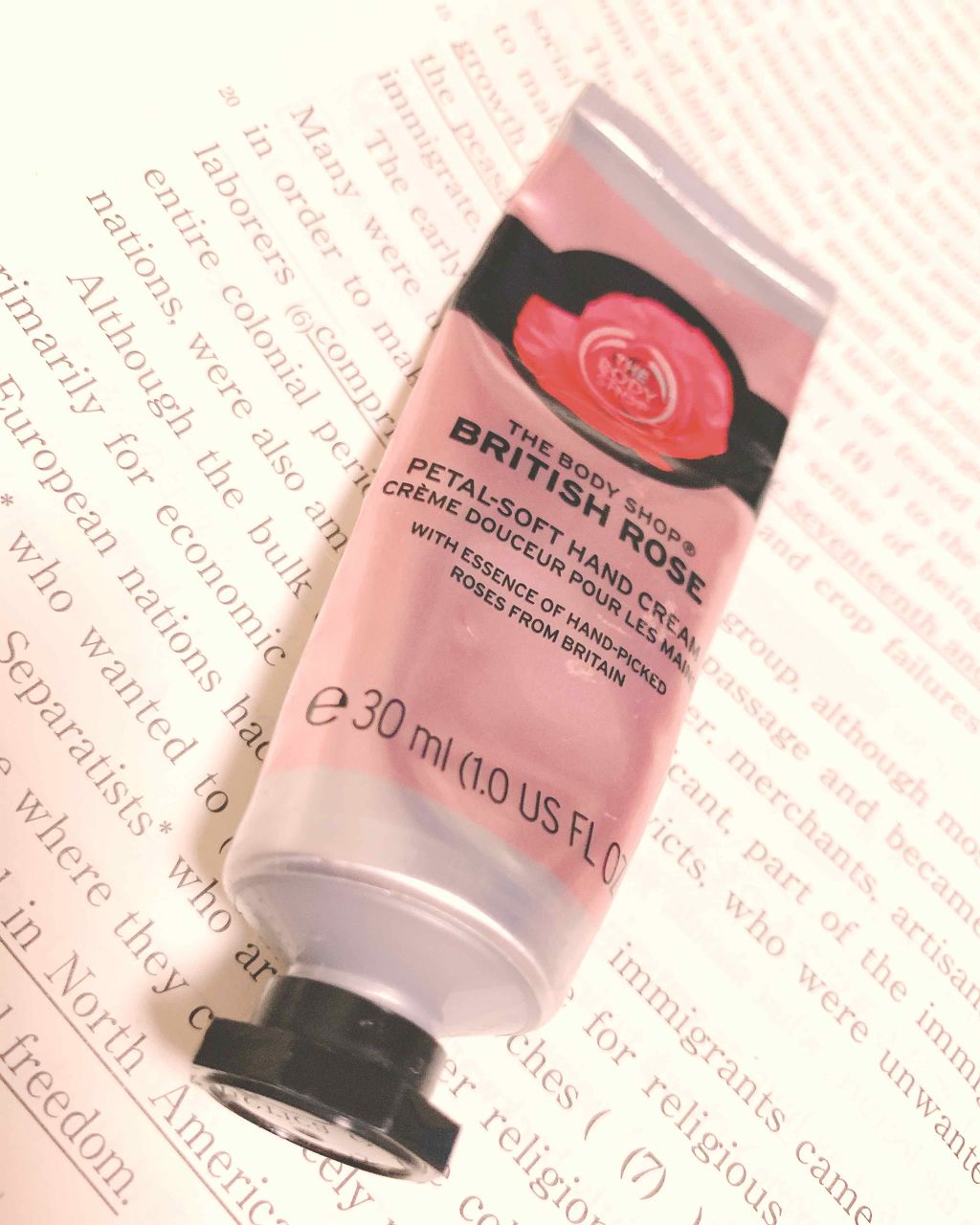 ハンドクリーム ブリティッシュローズ/THE BODY SHOP/ハンドクリームを使ったクチコミ（1枚目）