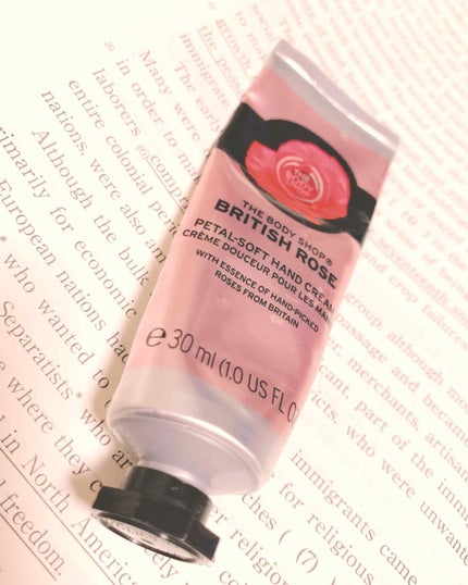 ハンドクリーム ブリティッシュローズ/THE BODY SHOP/ハンドクリームを使ったクチコミ(1枚目)