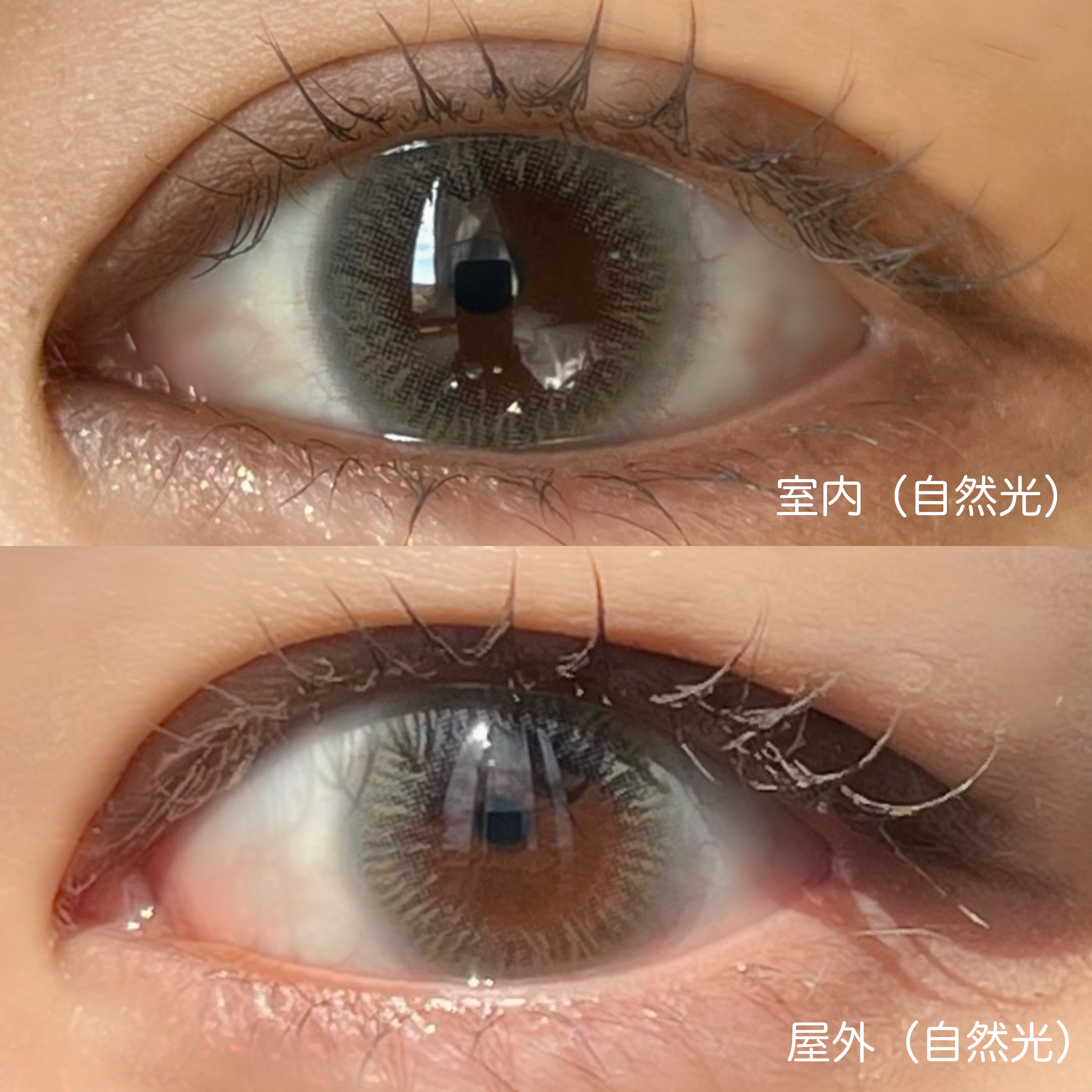 Haruhana Daisy Gray/otr/カラーコンタクトレンズを使ったクチコミ（3枚目）