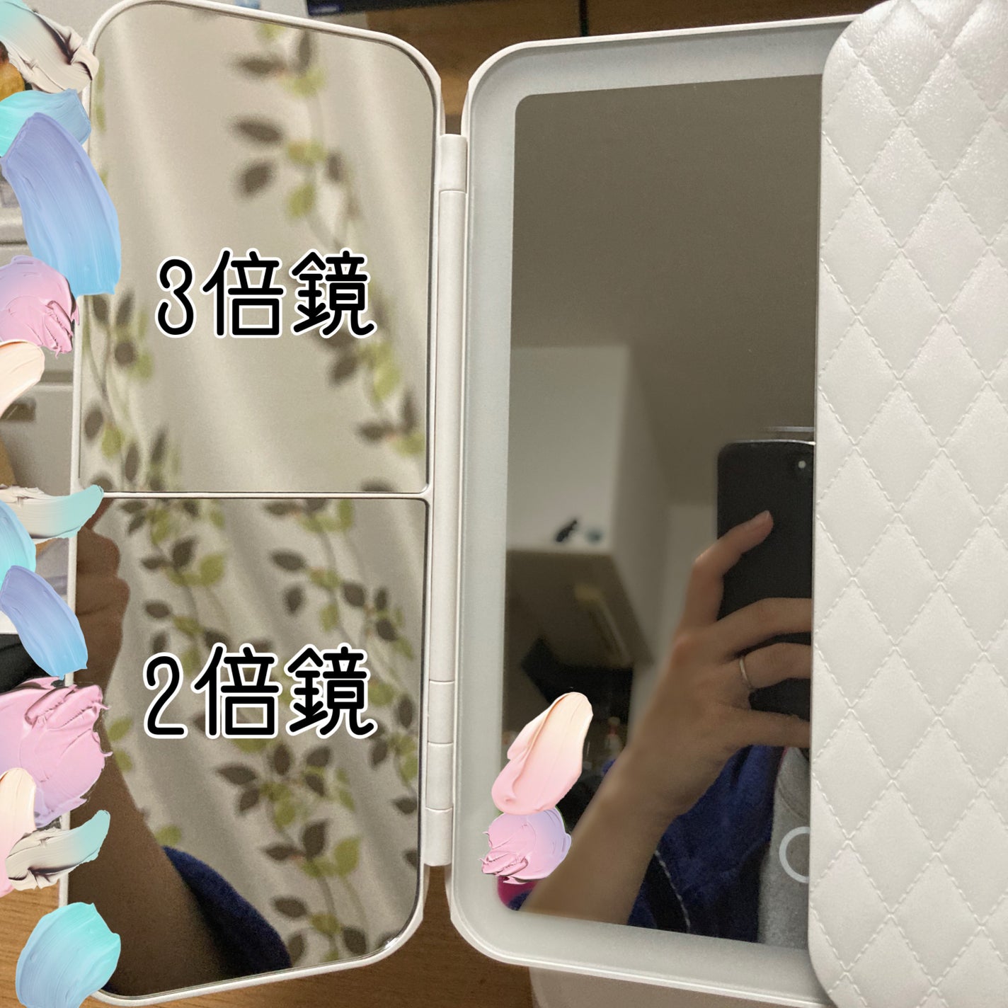 女優ミラーLEDライト/PRIDEMII/その他化粧小物を使ったクチコミ(3枚目)