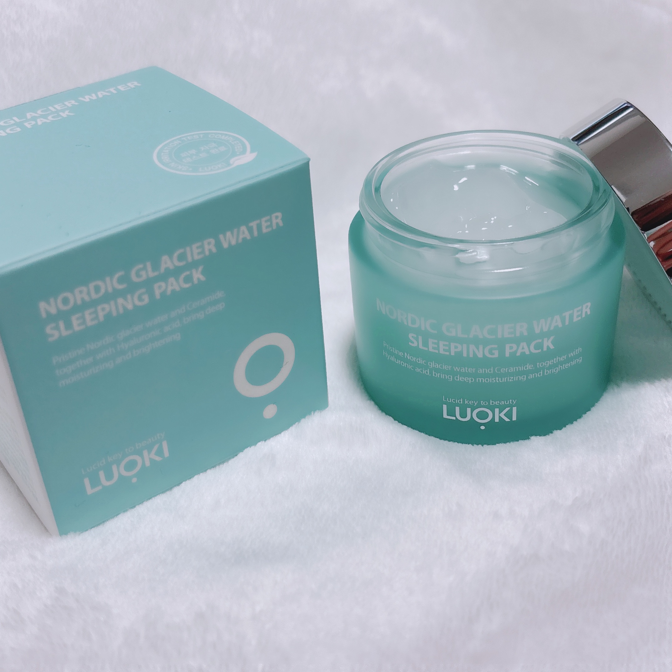 ノルディック氷河水スリーピングパック/LUOKI/フェイスクリームを使ったクチコミ（1枚目）
