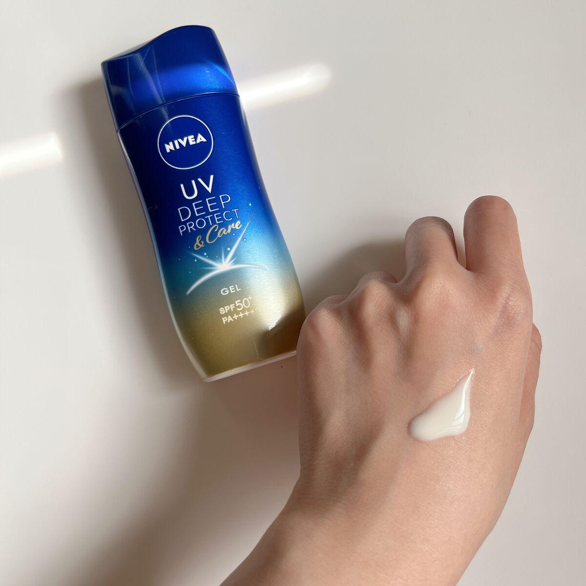 ニベアUV ディープ プロテクト＆ケア ジェル/ニベア/日焼け止めジェルを使ったクチコミ（1枚目）