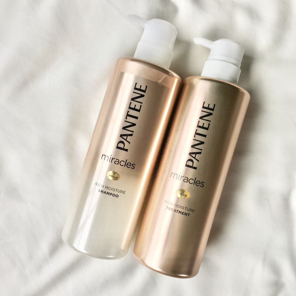 ミラクルズ リッチモイスチャー シャンプー／トリートメント シャンプーポンプ 500ml/パンテーン/市販シャンプーを使ったクチコミ（2枚目）