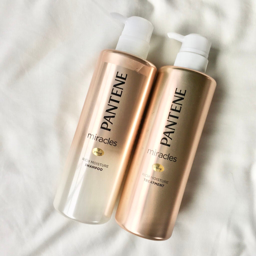 ミラクルズ リッチモイスチャー シャンプー/トリートメント/パンテーン/市販シャンプーを使ったクチコミ(2枚目)