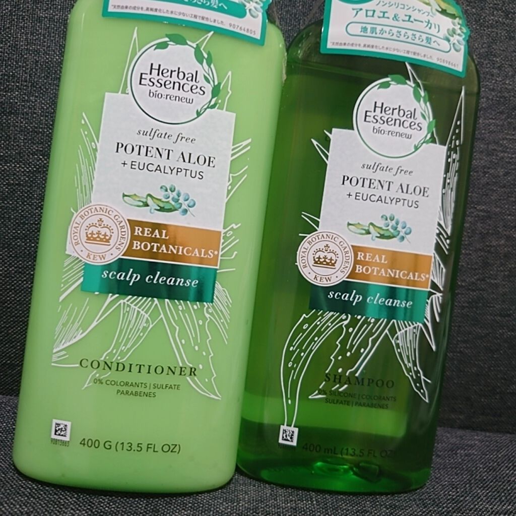 ビオリニュー アロエ&ユーカリ シャンプー/コンディショナー/ハーバルエッセンス/市販シャンプーを使ったクチコミ(1枚目)