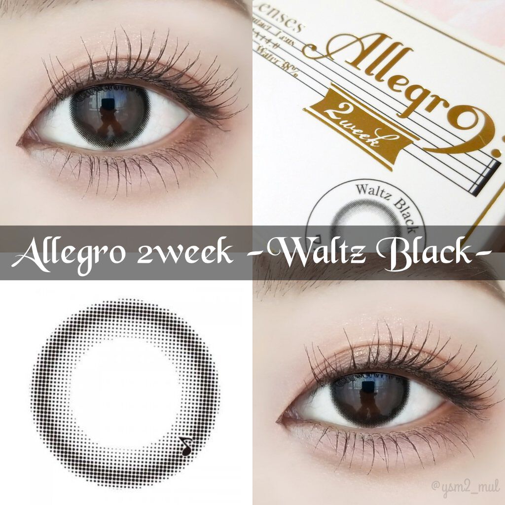 アレグロワルツブラック/アレグロ/カラーコンタクトレンズ by 吉見さん