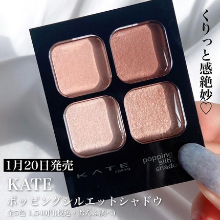ケイト ポッピングシルエットシャドウ/KATE/アイシャドウパレットを使ったクチコミ(10枚目)