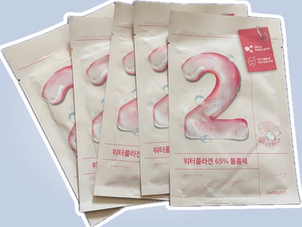 2番 うるもち65%コラーゲンシートマスク/numbuzin/シートマスク・パックを使ったクチコミ(1枚目)