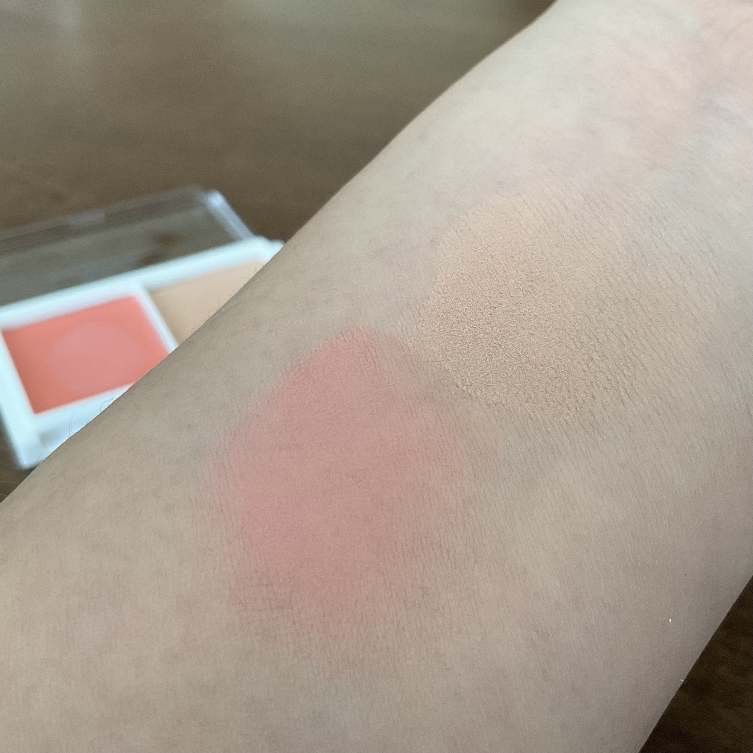 アイデイト ２色チーク 02/IDATE/ジェル・クリームチークを使ったクチコミ（3枚目）