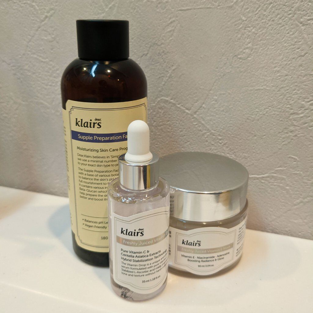 フレッシュリージュースドビタミンドロップ(35ml)/Klairs/美容液を使ったクチコミ（1枚目）